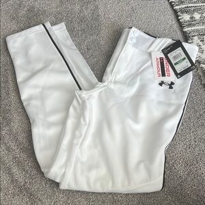 Under Armour White and Black Sports Pants